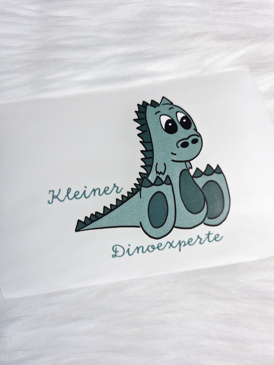 Bügelbild - Dinoexperte
