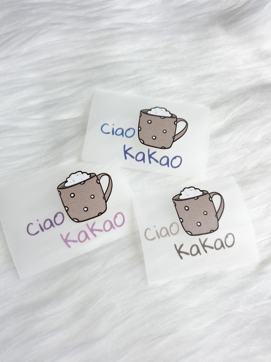Bügelbild - Ciao Kakao