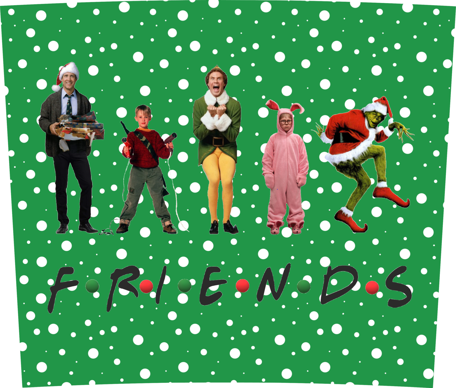 CHRISTMAS FRIENDS DIGITAL DESIGN