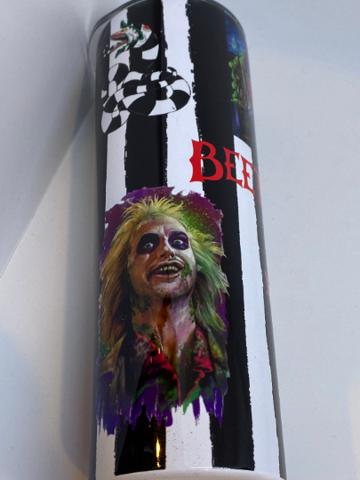 Beetlejuice tumbler