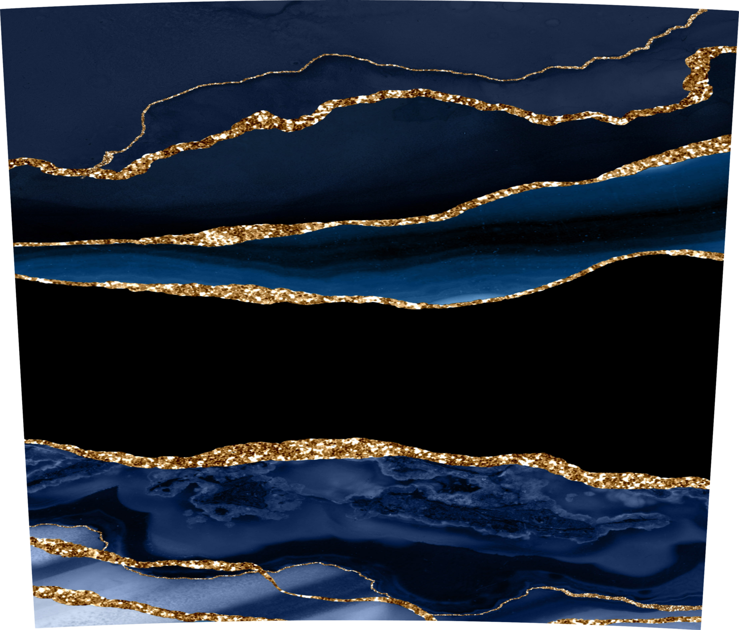 blue and gold digital image