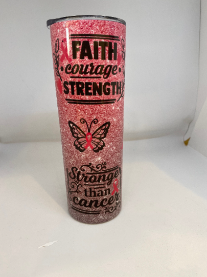 breast ca survivor tumbler