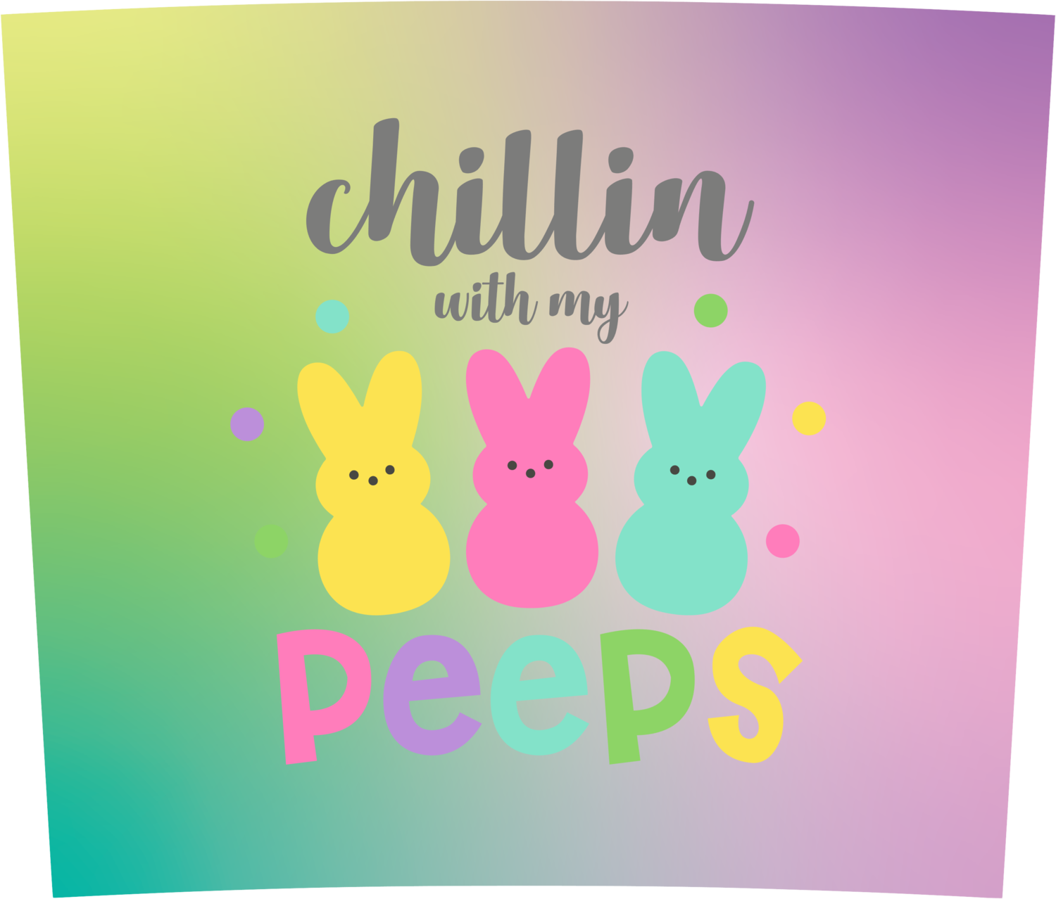 chillin with my peeps image