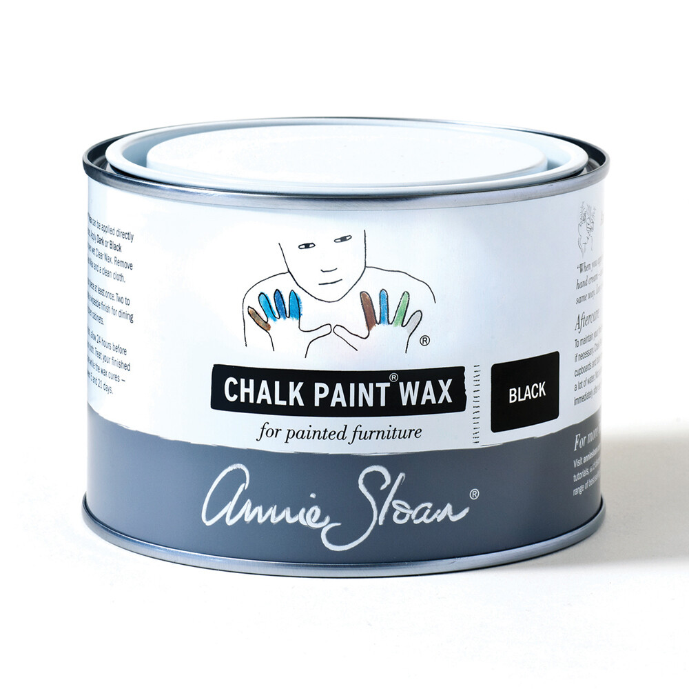 Black Wax, Large (Annie Sloan Wax 500 ml - Black)
