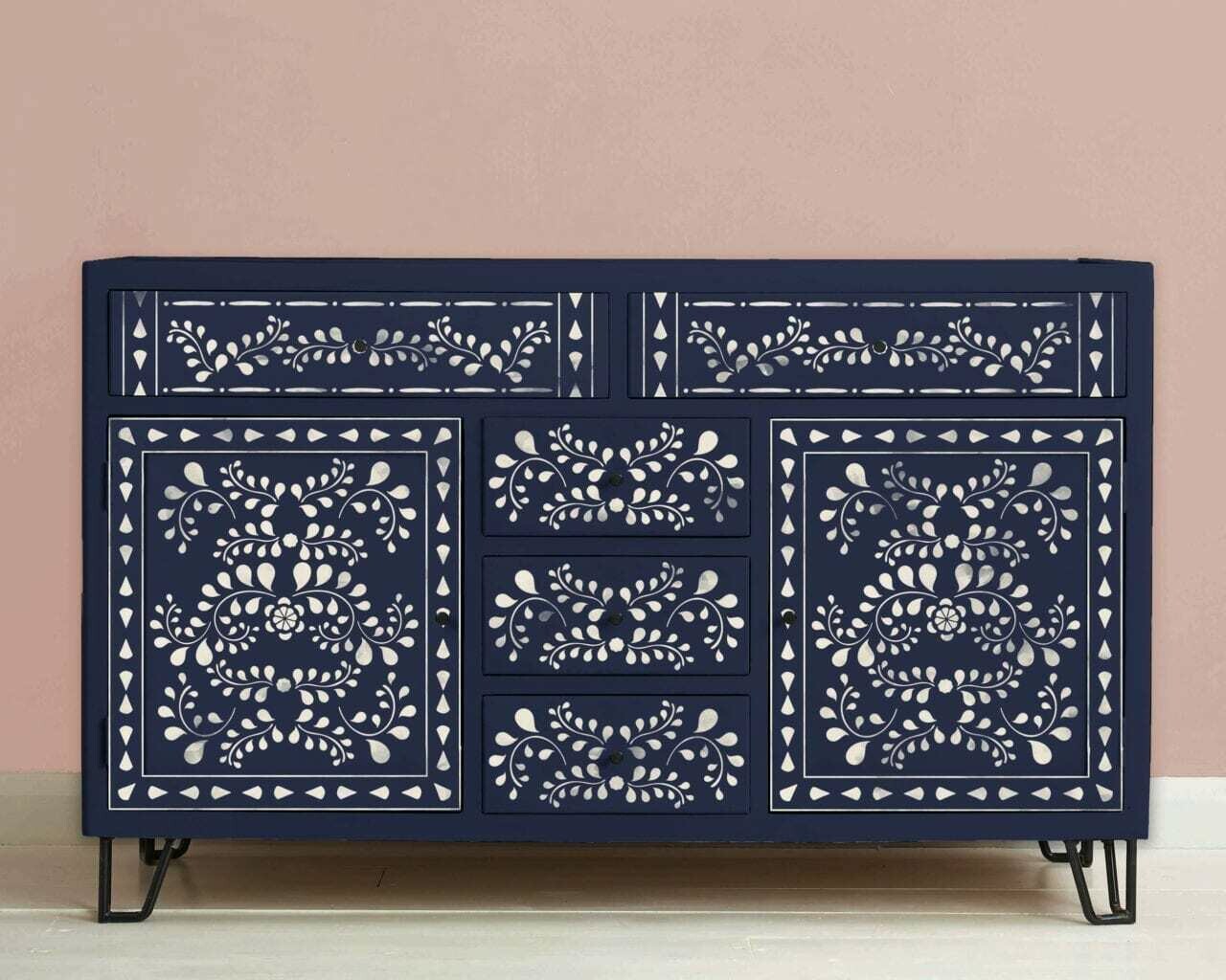 Faux Bone Inlay Stencil (Faux Bone Inlay Stencil A3)