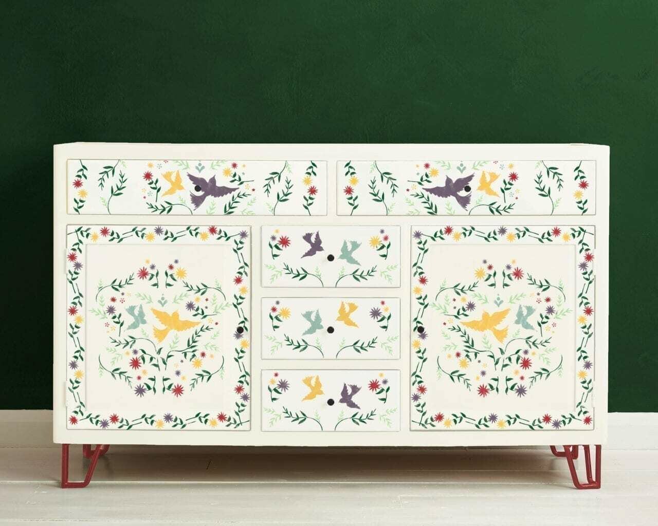 Mexican Birds Stencil (Mexican Birds Stencil)