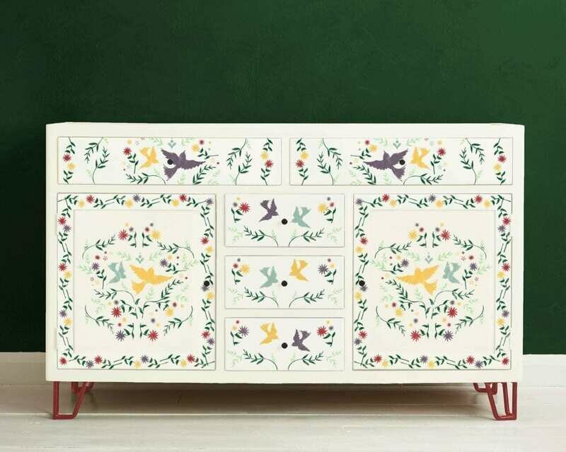 Mexican Birds Stencil (Mexican Birds Stencil)