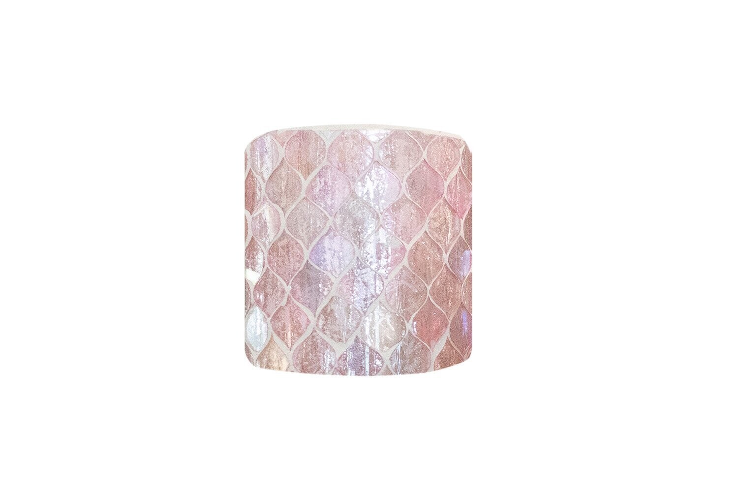 Anaya Diamond Mosaic Glass 3.5x4 Votive/Vase