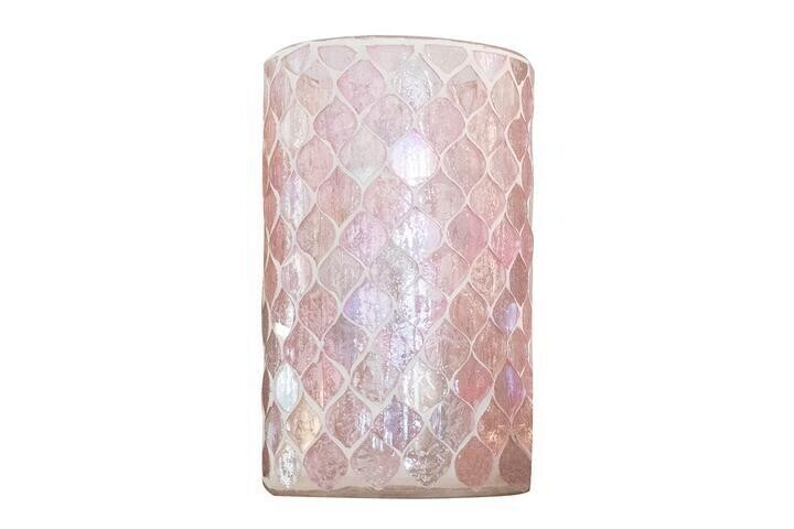 Anaya Diamond Mosaic Glass 5x12 Votive/Vase