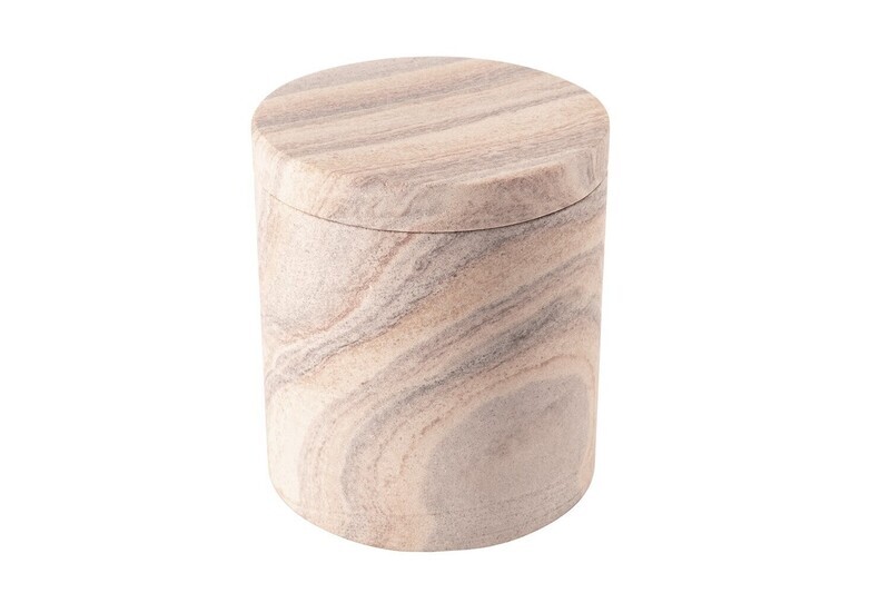 Rainbow Sandstone Jar With Cover