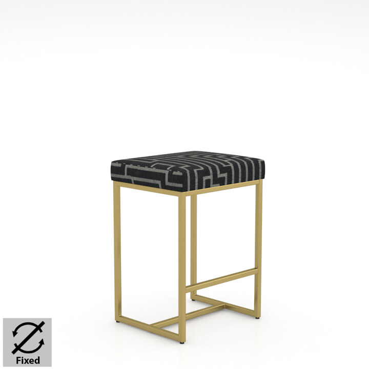 Modern Designer Gold Counter Stool