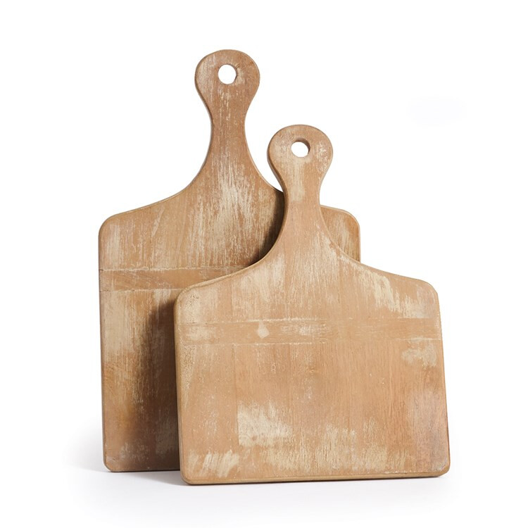 Antique Short Cutting Boards (Set of 2)