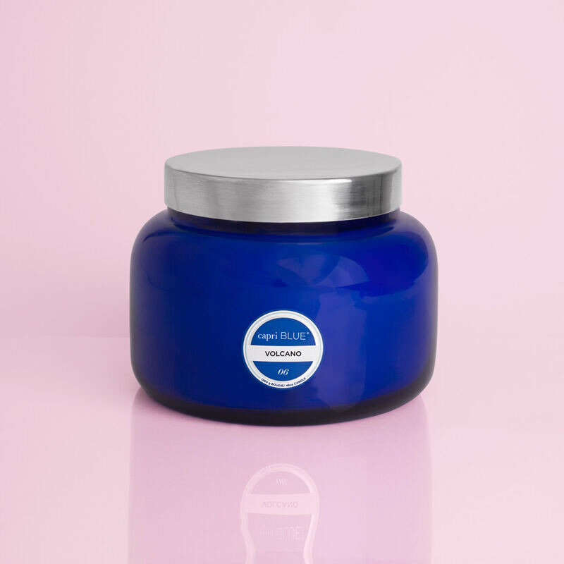 Volcano Signature Blue Jumbo Jar