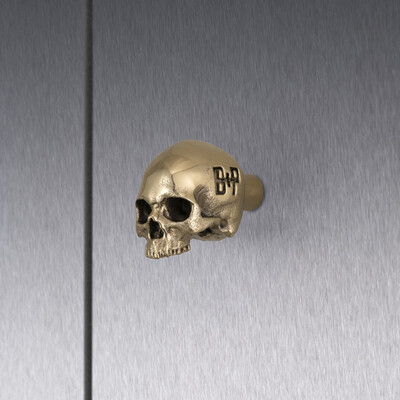Brass Skull Furniture Knob - Travis Barker