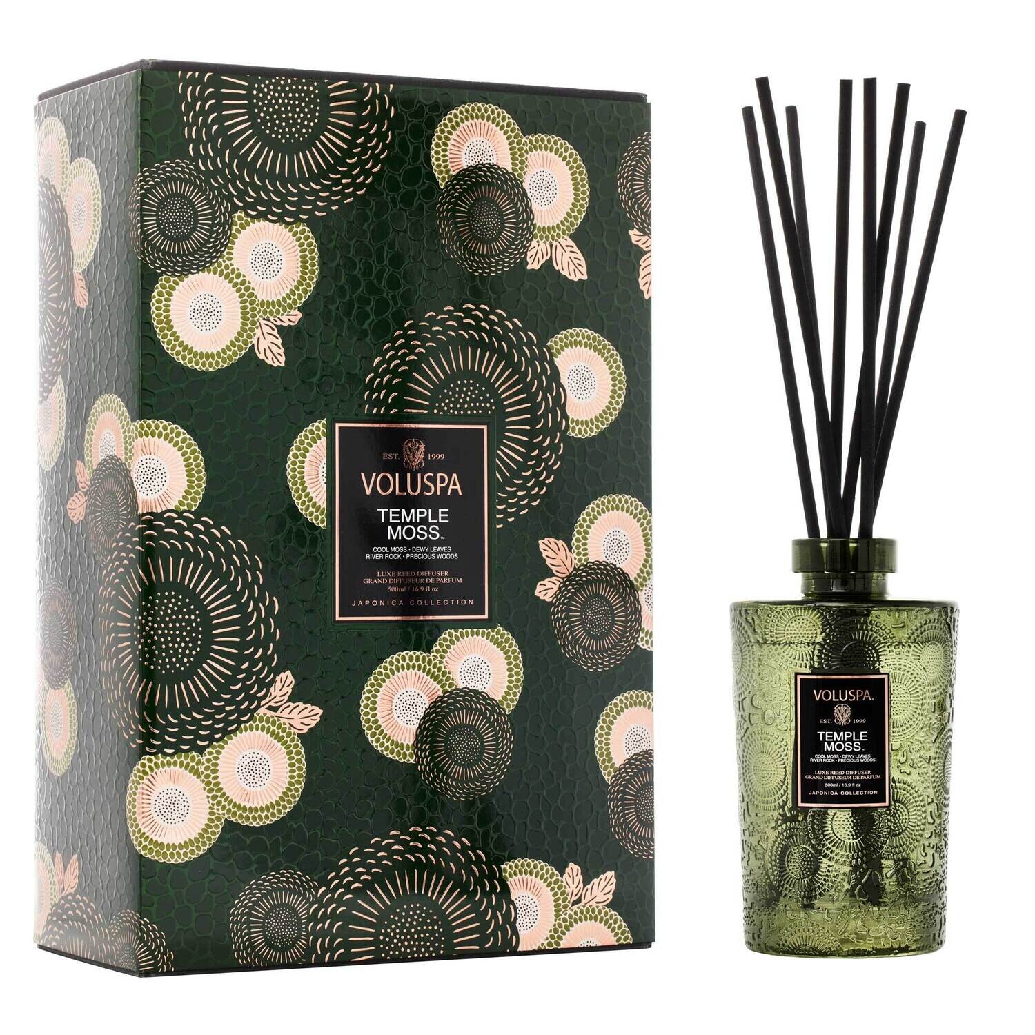 Temple Moss Luxe Reed Diffuser