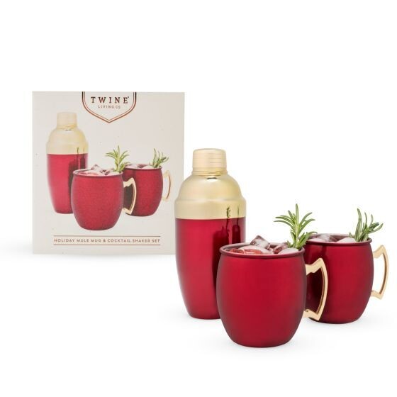 Holiday Mule Mug & Cocktail Set