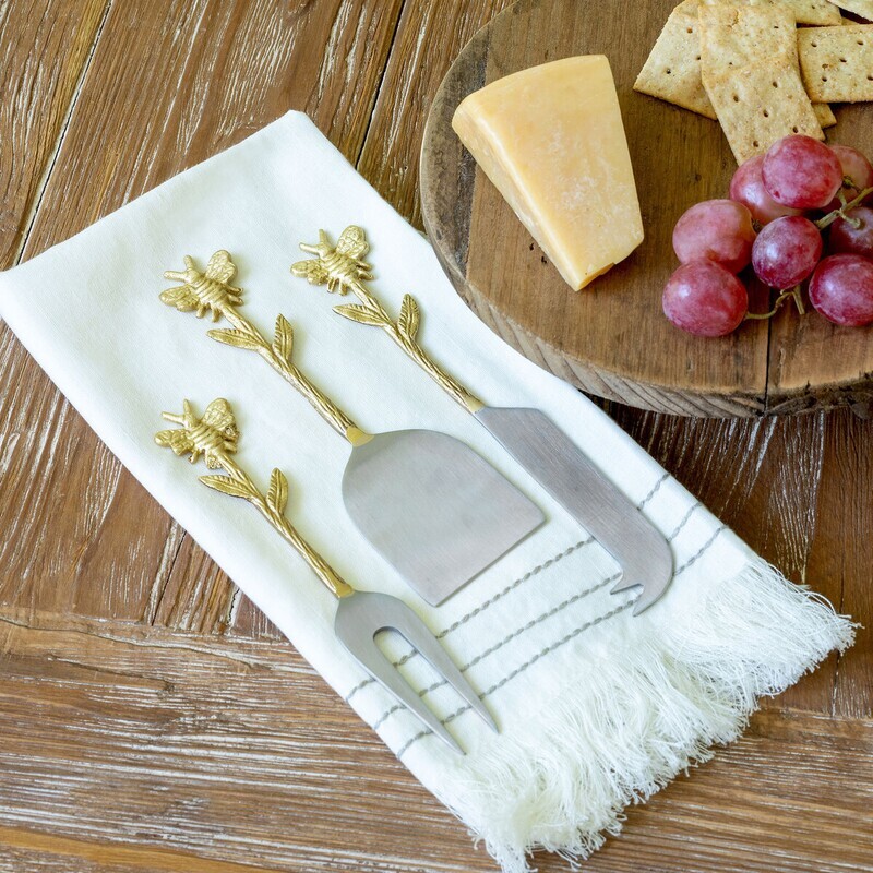 Fringed Linen Cotton Blend Napkin