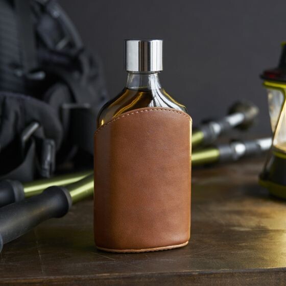 Parker Leather Flask