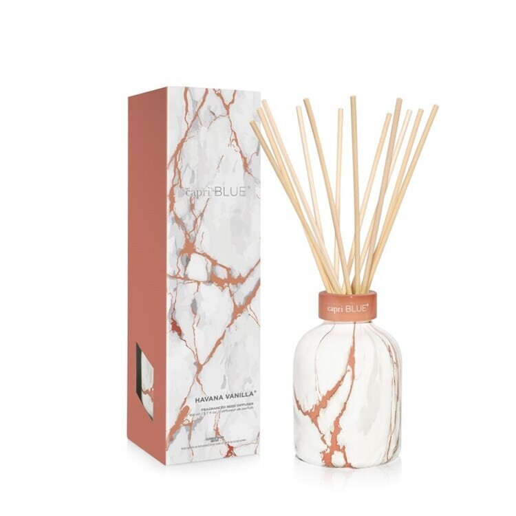 Havana Vanilla Modern Marble Reed Diffuser