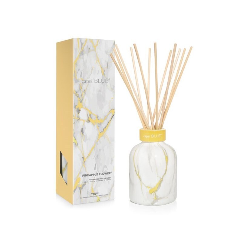 Pineapple Flower Modern Marble Reed Diffuser