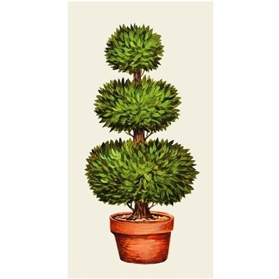Topiary Guest Napkin