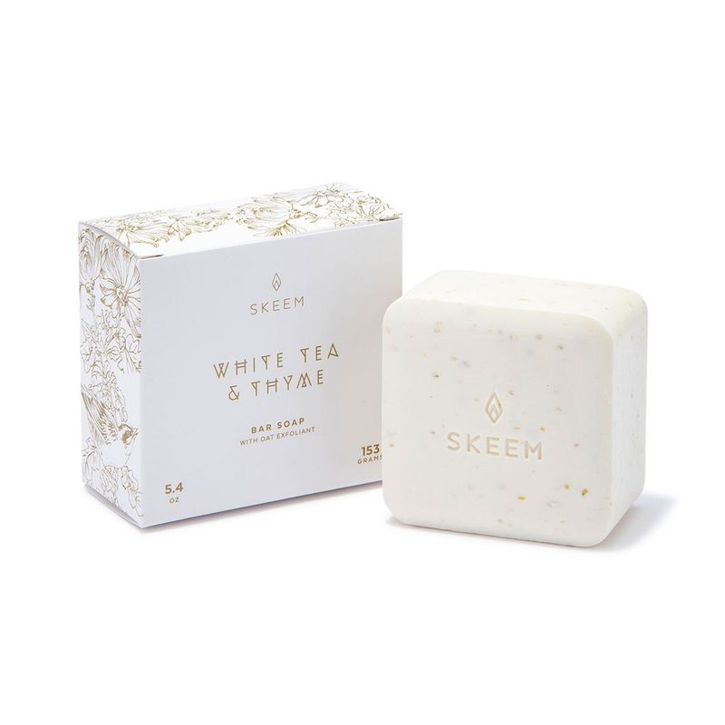 Print Block Bar Soap, White Tea & Thyme