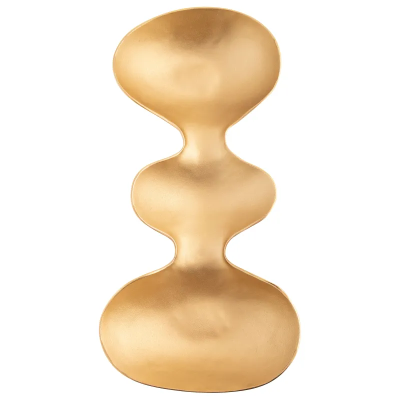 Curvy Organic Tray Gold Small