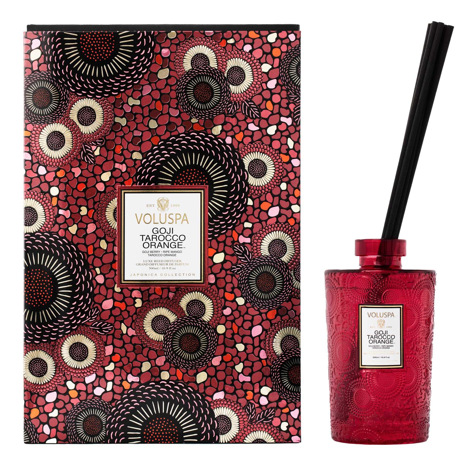 Goji Tarocco Orange Luxe Reed Diffuser
