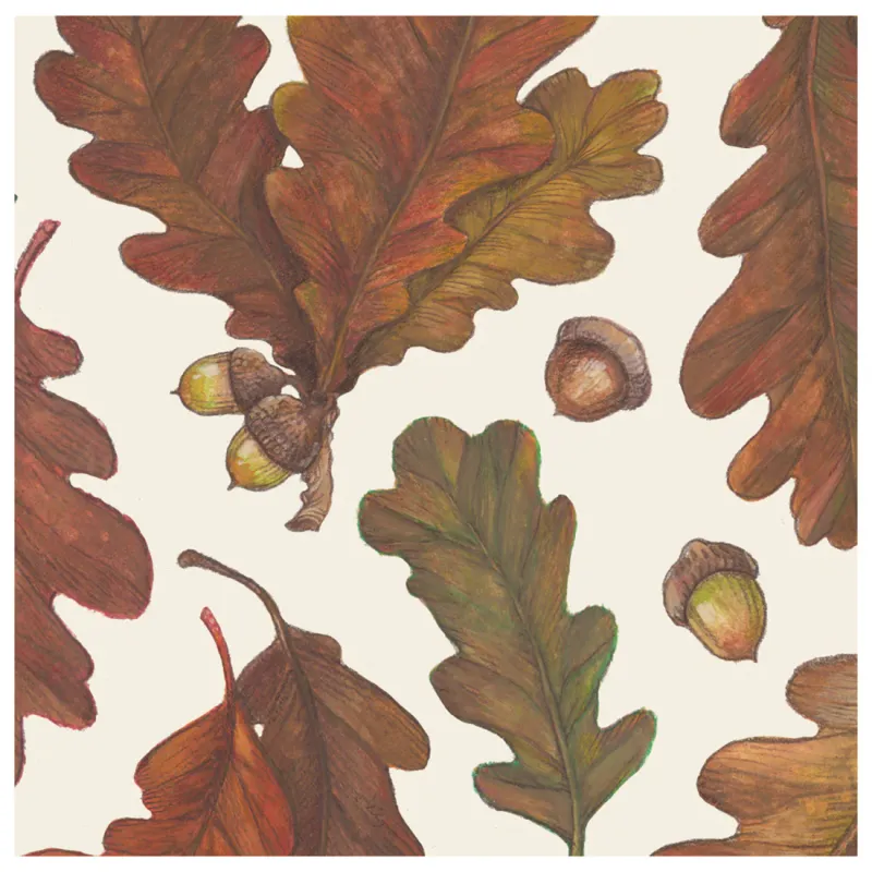 Autumn Leaves Cocktail Napkin