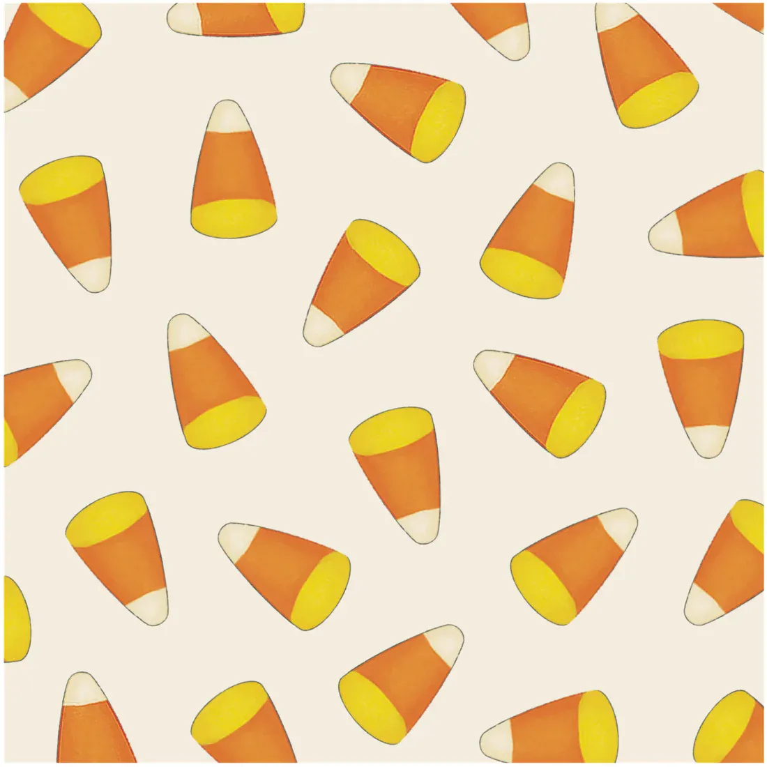 Candy Corn Cocktail Napkin