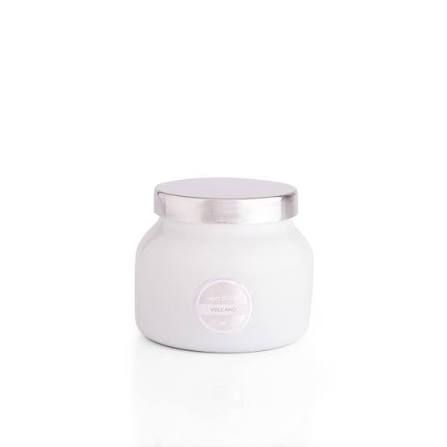 Volcano Petite White Jar Candle