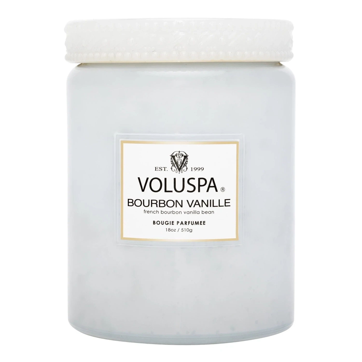 Bourbon Vanille Large Glass Jar Candle