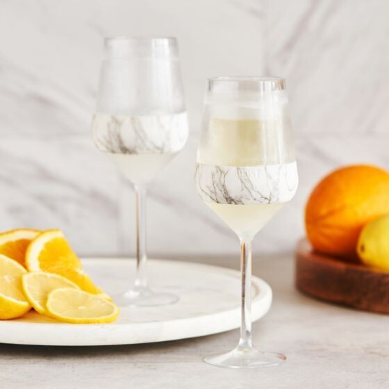 Wine FREEZE Stemmed Marble