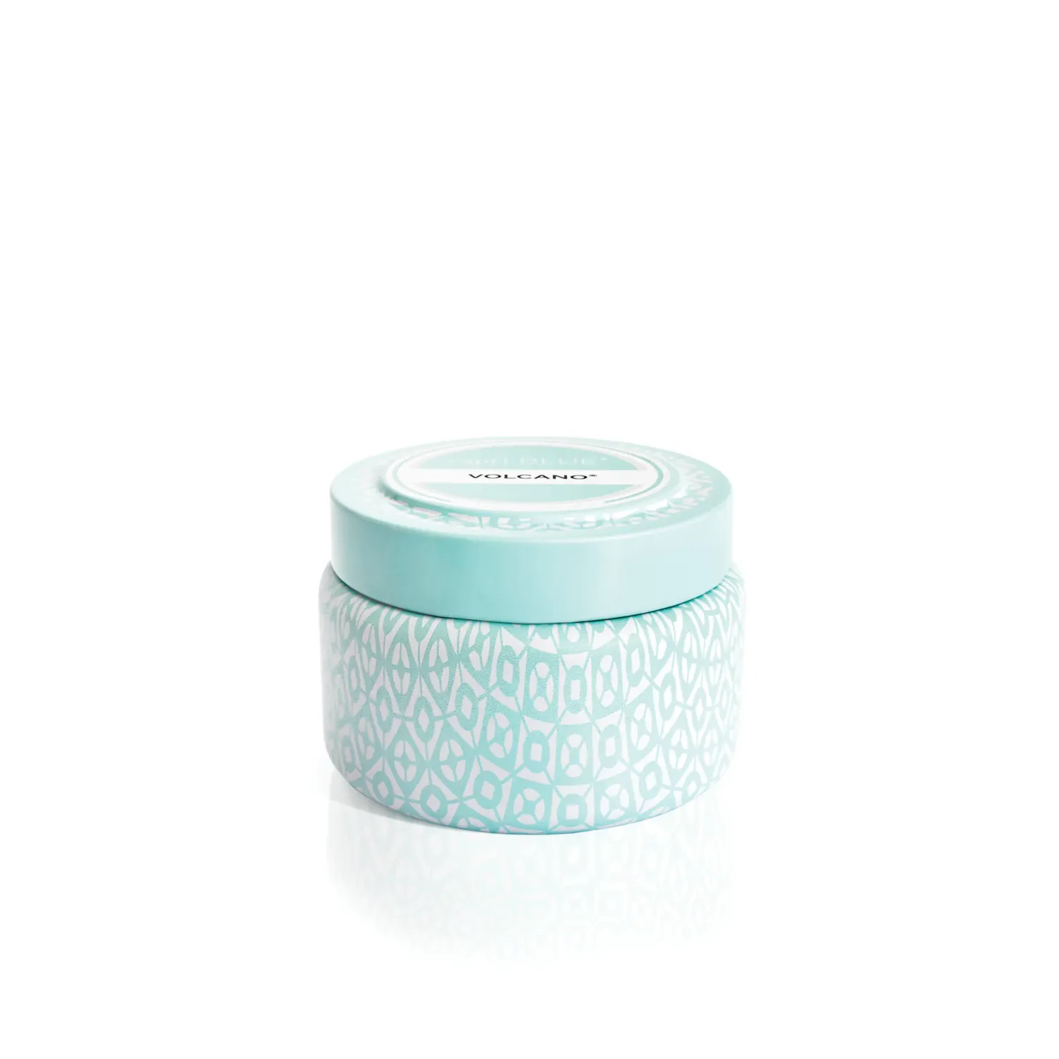 Volcano Aqua Signature Printed Travel Tin