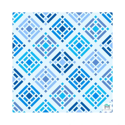 Mahjong Mat Brightside Blue