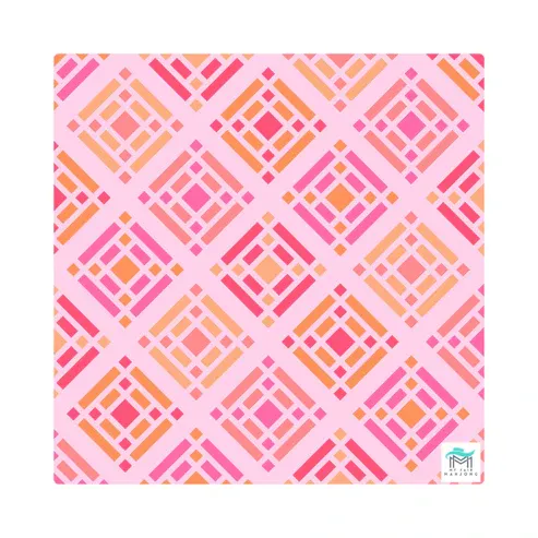 Mahjong Mat Brightside Pink