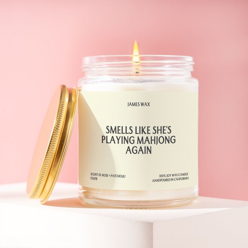Mahjong Candle Coconut + Orange
