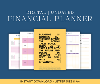 Undated Financial Planner