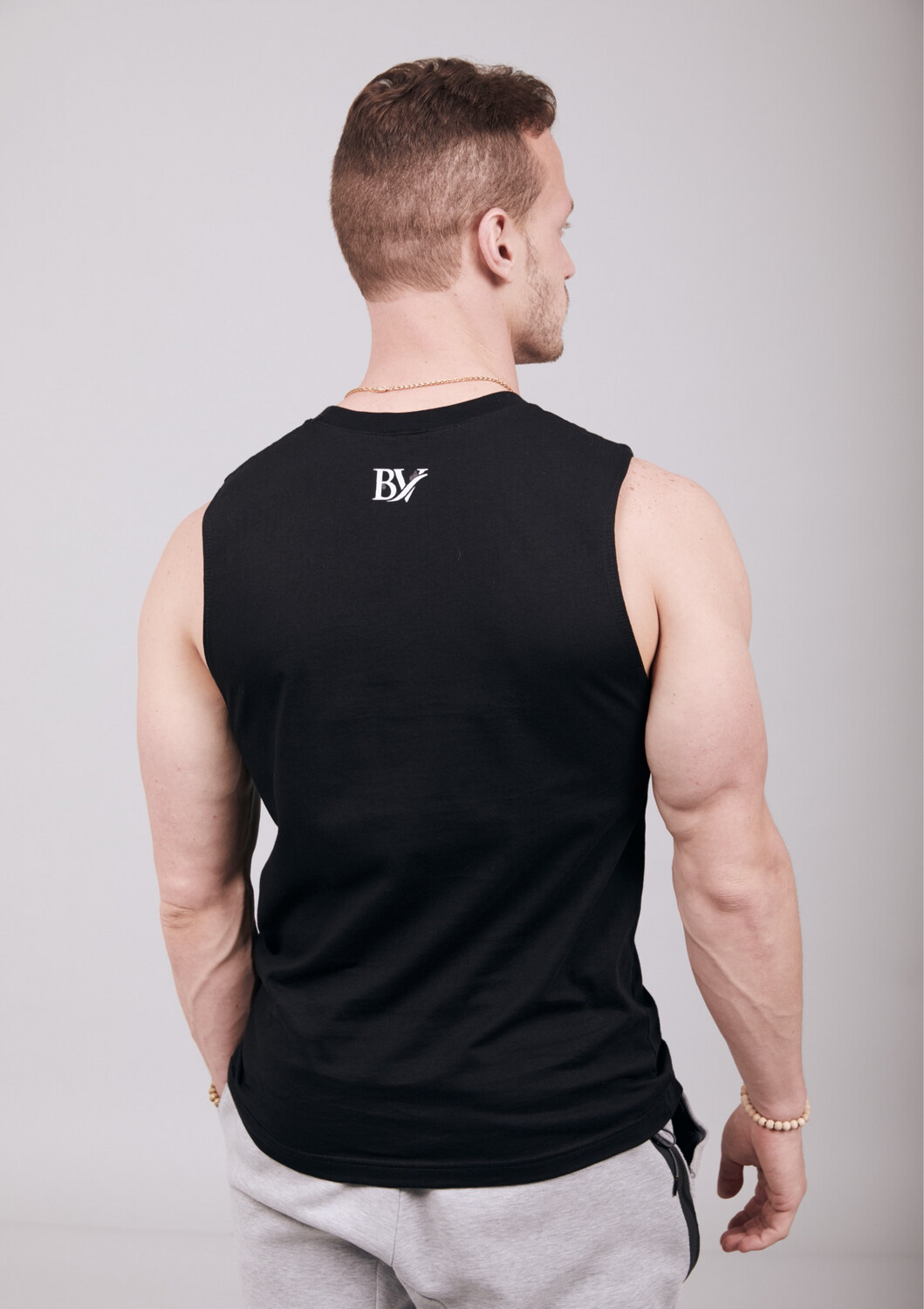 Black Vate Muscle Tee