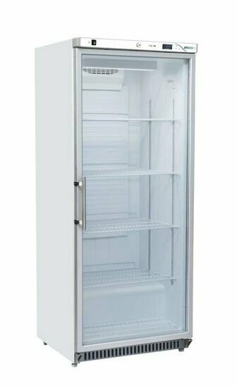Medische koelkast:Glazen deur • 600 liter Ideaal voor apotheken en medische laboratoria