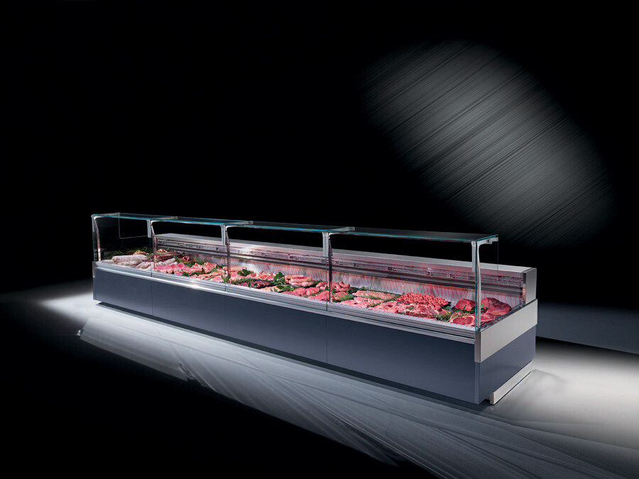 Koeltoog / vitrine voor beenhouwerij op maat van uw zaak.
