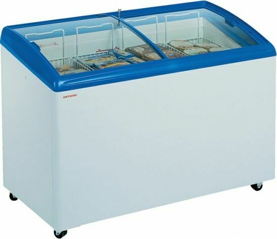 Ice cream vriezer met plexi glas 258 liter AHT/DAIKIN
