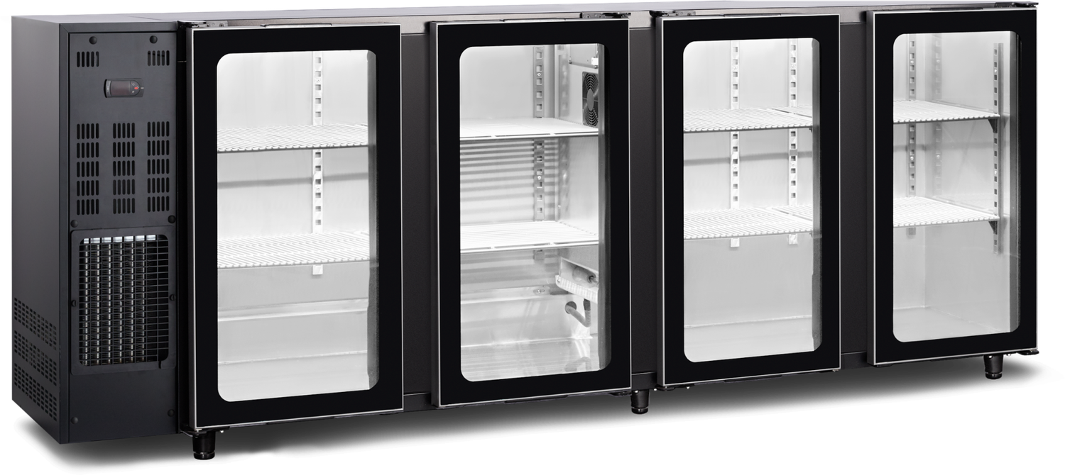 TBC barkast met glasdeur 2295 x 565 x 890