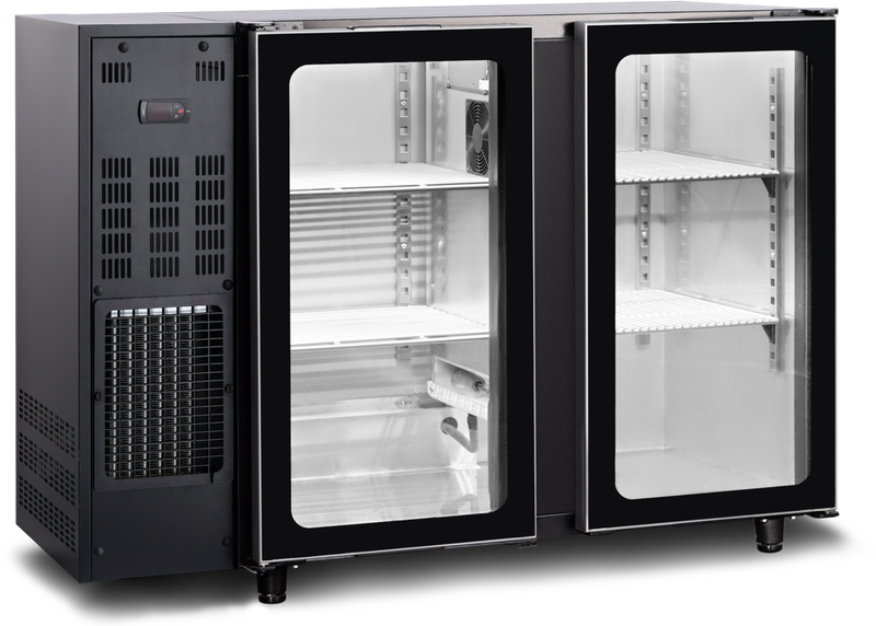 TBC barkast met glasdeur 1255 x 565 x 890