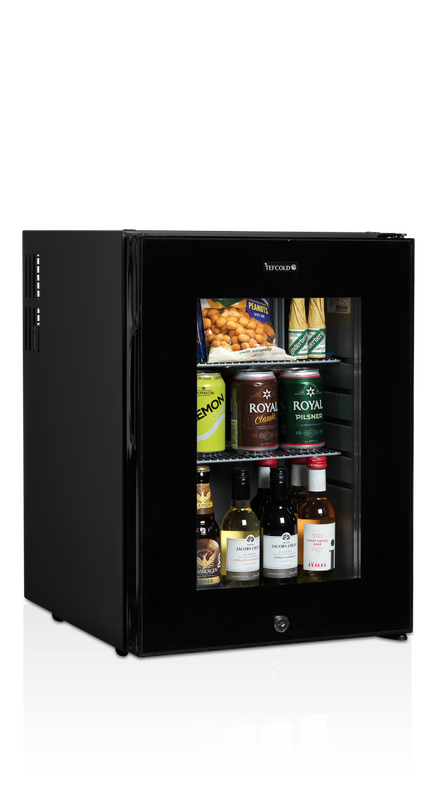 Absorptie minibar - glazen deur 402 x 457 x 560