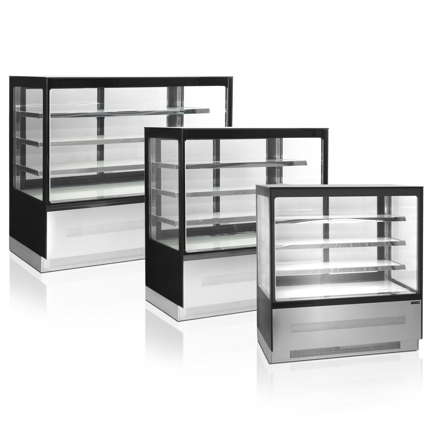 Koelvitrine met extra schap 1505 x 745 x 1350