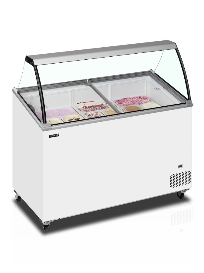 IC-SCE schepijsvitrine 1300 x 615 x 1295