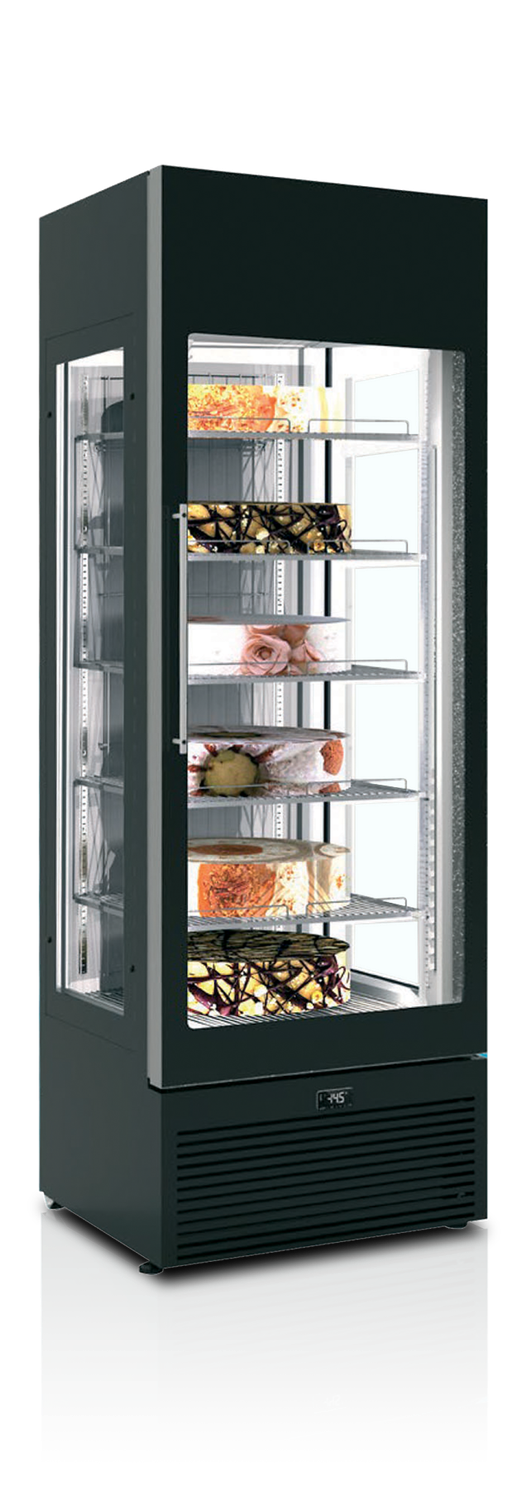Vrieskast geventileerd met glasdeur 668 x 773 x 2000