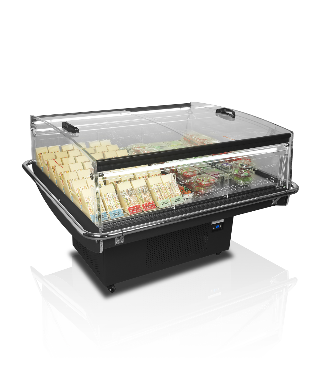 Supermarkt impulskoeler en -vriezer 1405 x 1210 x 1005