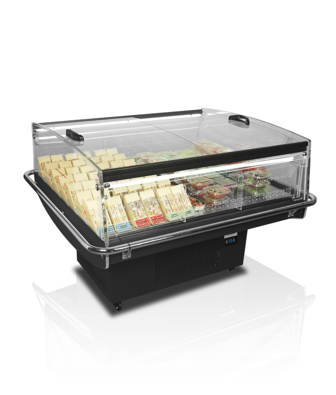 Supermarkt impulskoeler en -vriezer 1405 x 1210 x 1005